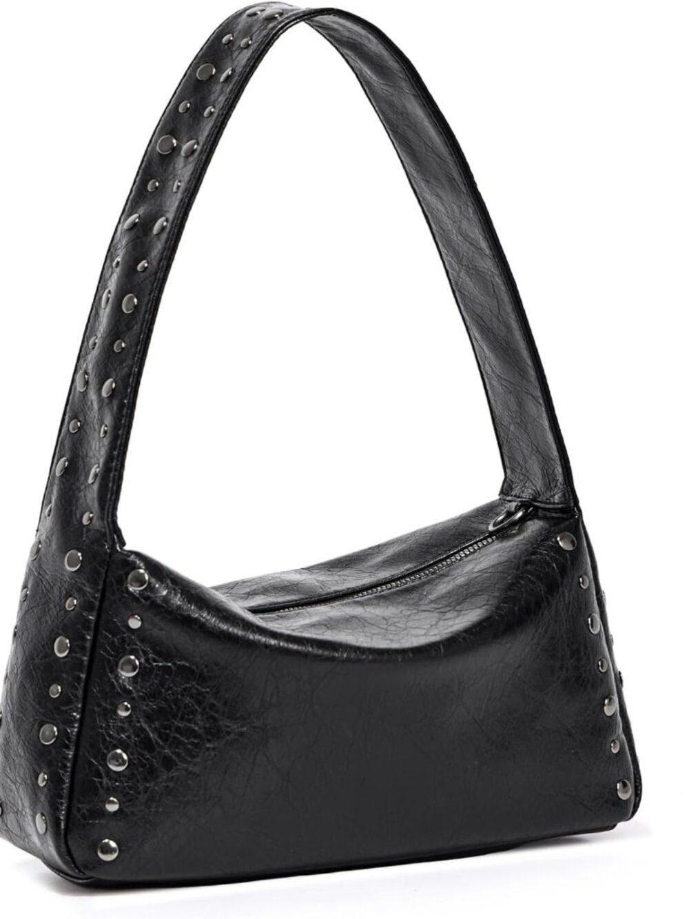 Studded Purses For Women Y2k Shoulder Bag Small Vegan Leather Handbag